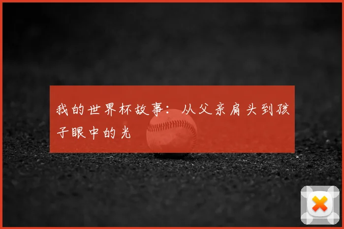 我的世界杯故事:从父亲肩头到孩子眼中的光