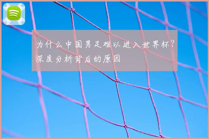 为什么中国男足难以进入世界杯?深度分析背后的原因